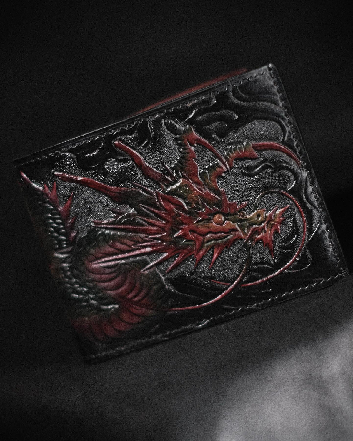 A custom Thornyx leather piece