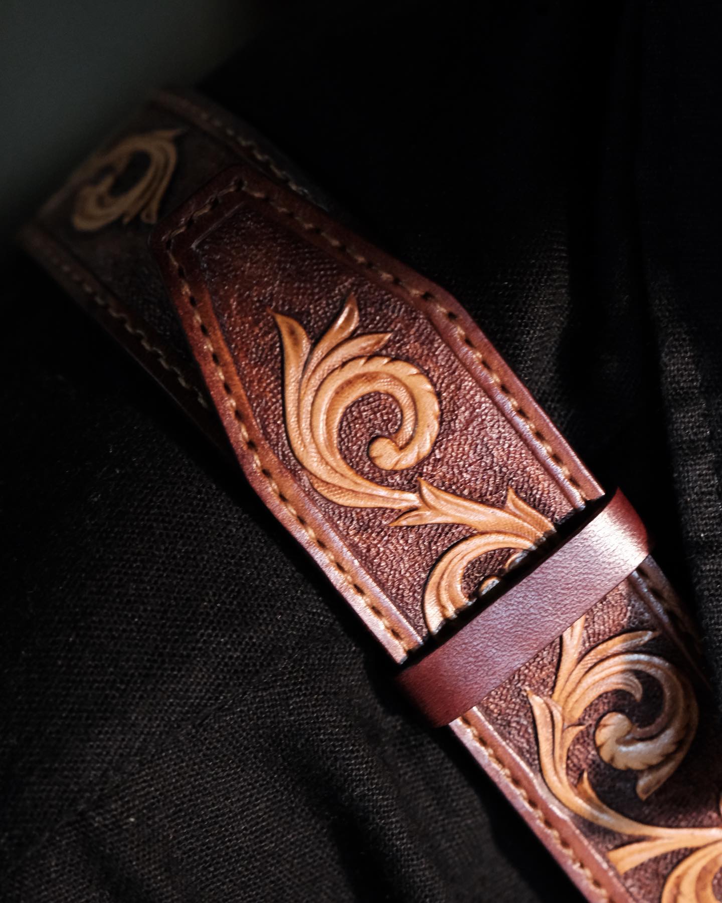 Tiger Leather Bag