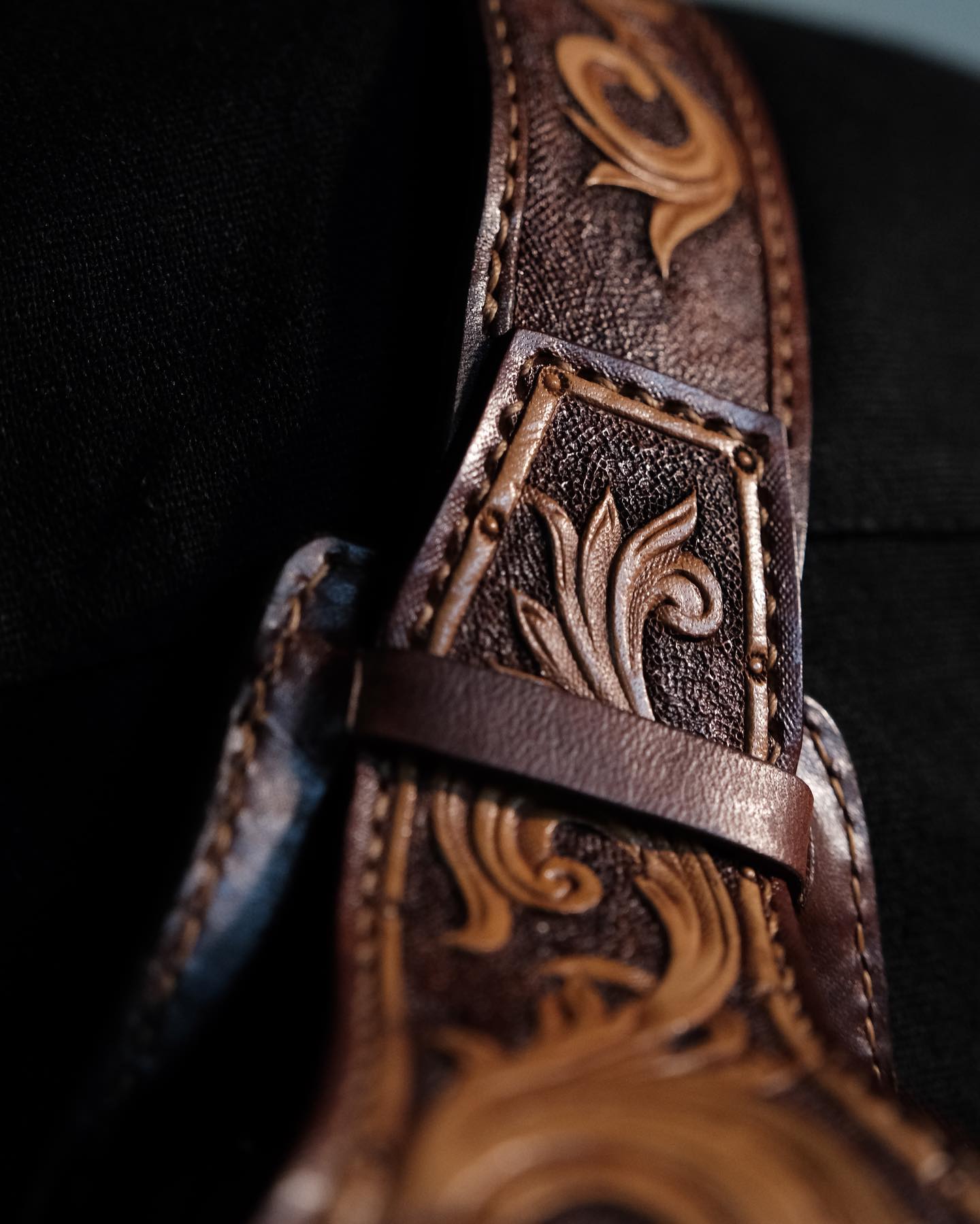 Tiger Leather Bag