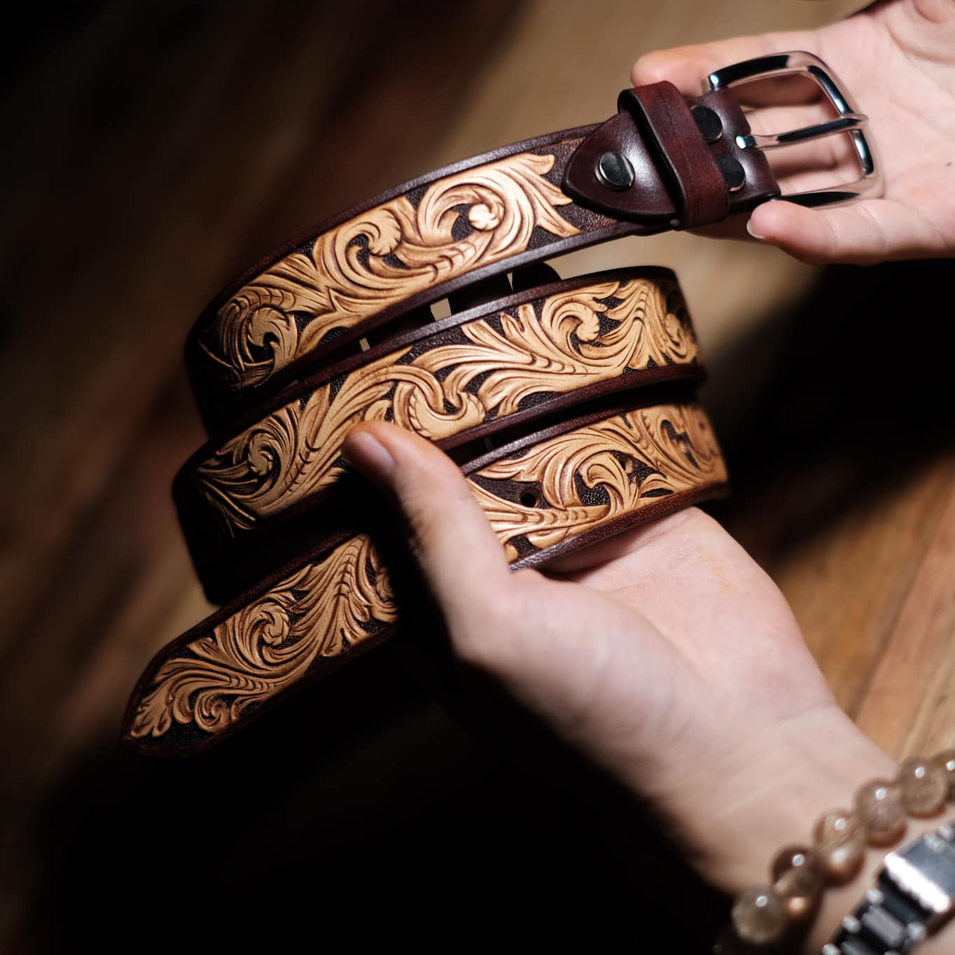 The Eternal Vine Scroll Belt